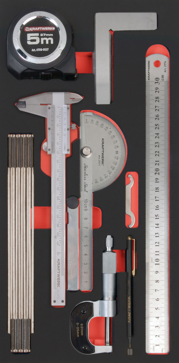 KRAFTWERK® PRO LINE EVA Messwerkzeug-Einlage Standard 1 ZOOM