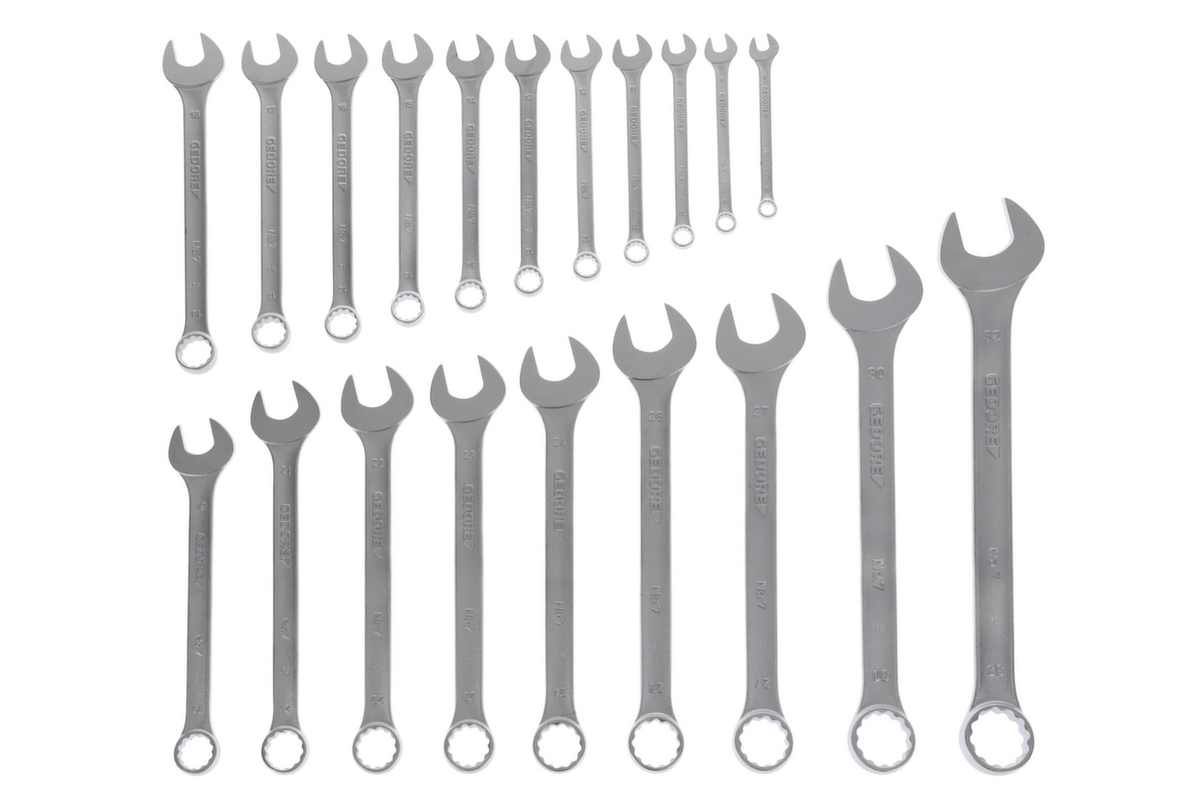 GEDORE 7-020 Ring-Maulschlüssel-Satz 20-teilig UD-Profil 8-32 mm