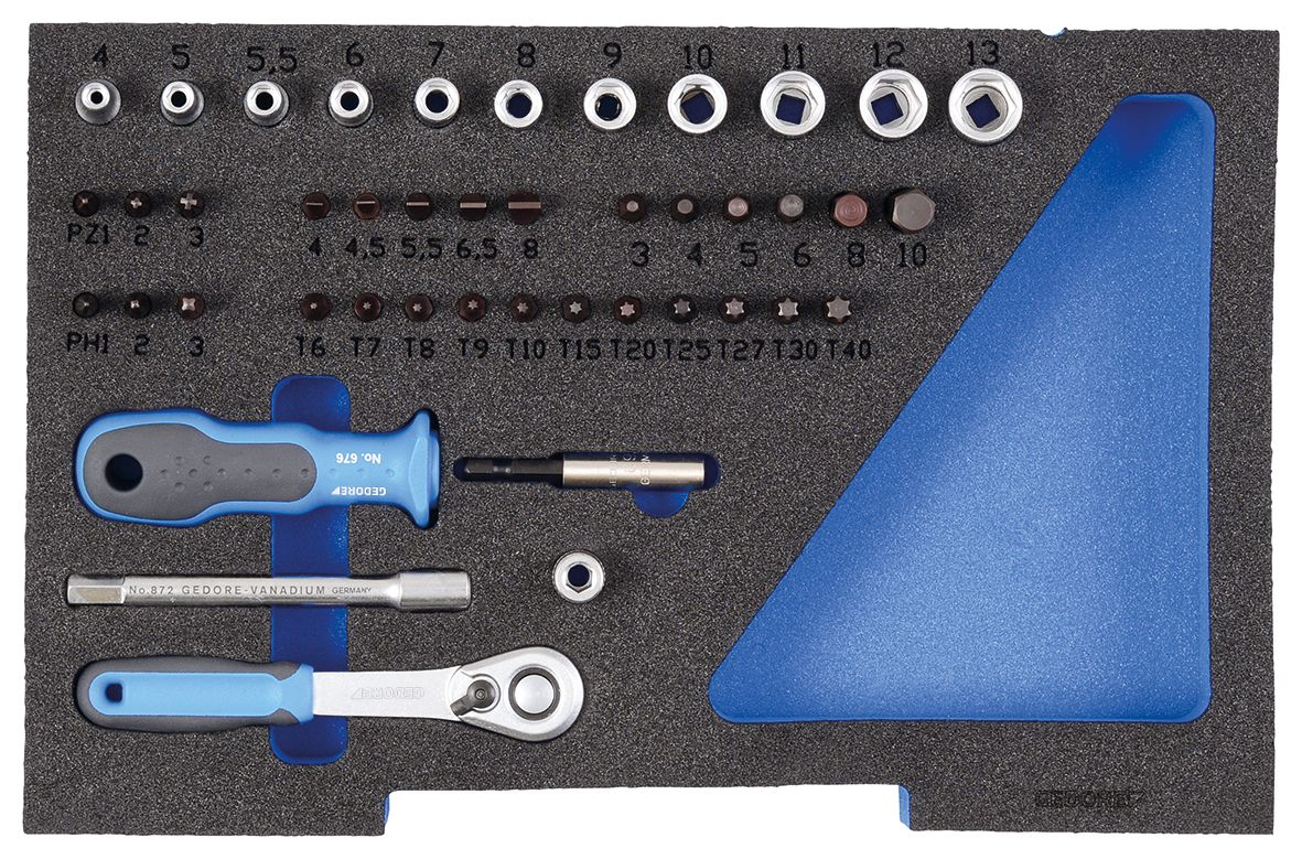 1100 CT1-20 Steckschlüssel-Satz 1/4" in 1/2 L-BOXX 136 Modul Standard 1 ZOOM