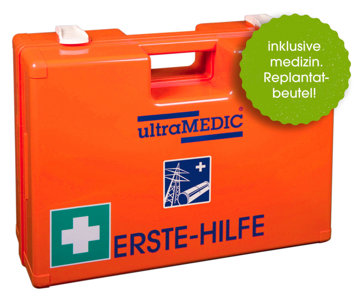 ultraMEDIC Erste-Hilfe-Koffer mit branchenspezifischer Füllung, Füllung nach DIN 13157 Standard 2 ZOOM