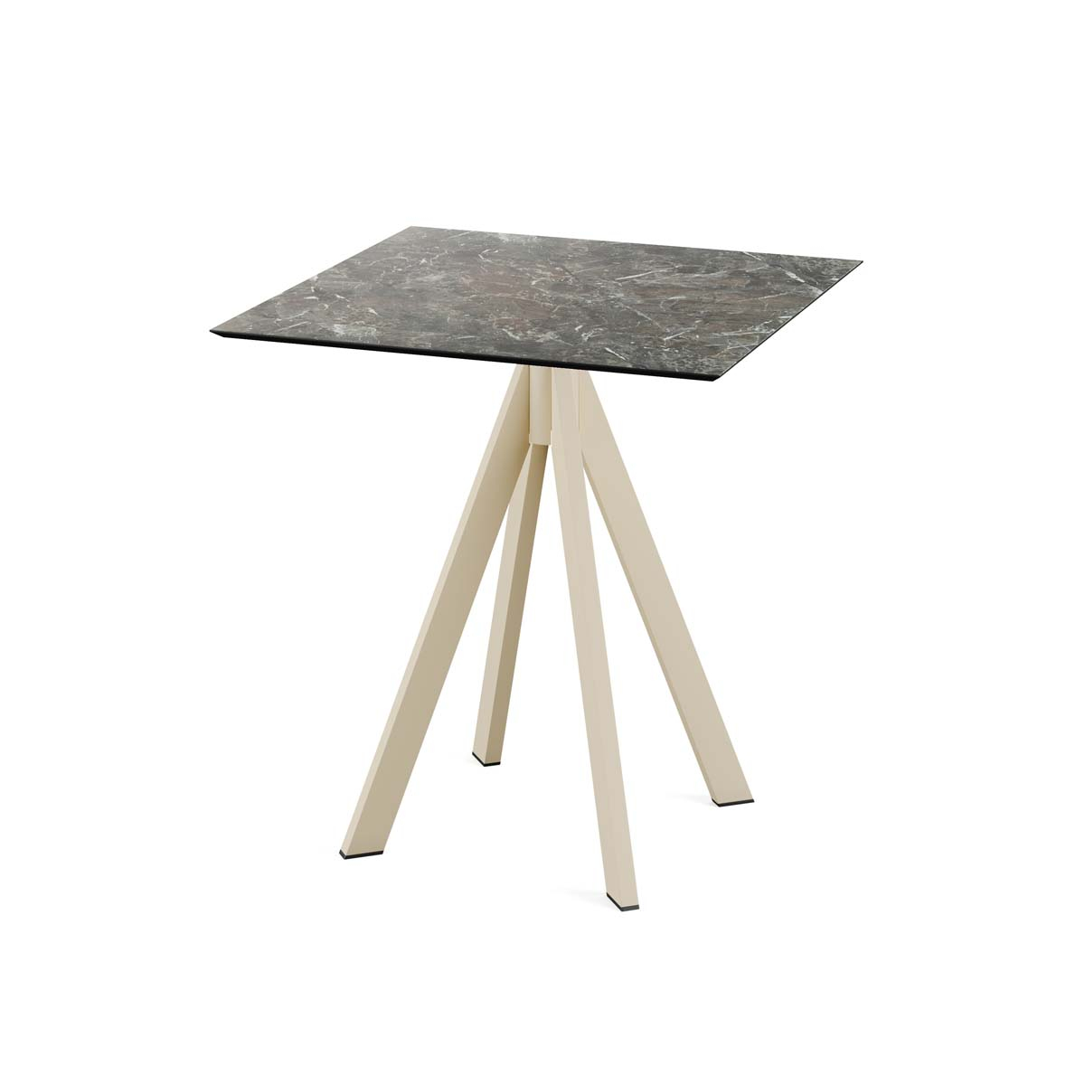 VEBA Bistrotisch Essentials Infinity, Breite x Tiefe 700 x 700 mm, Platte Galaxy Marble Standard 1 ZOOM