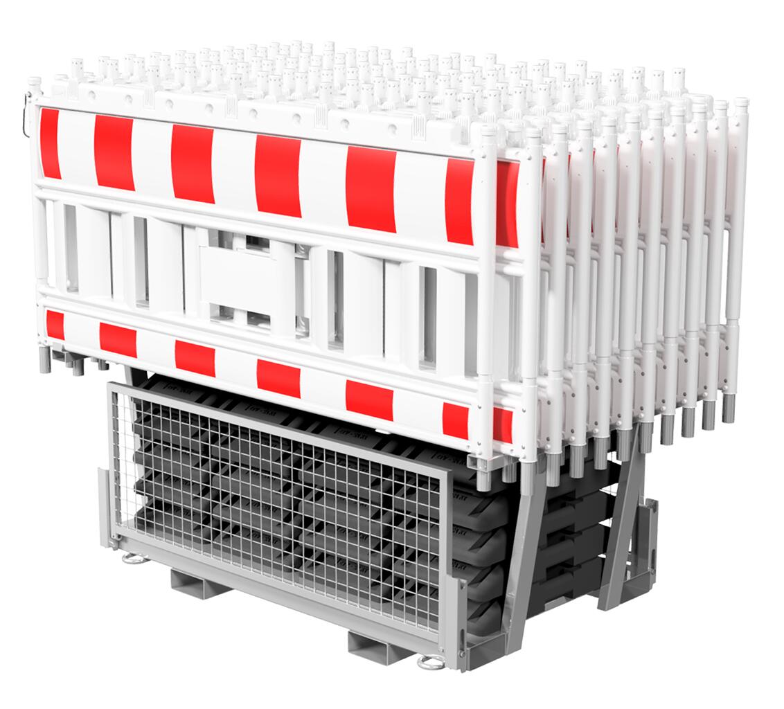 Schake Lager-/Transporttraverse für Schrankenzaun Milieu 2 ZOOM