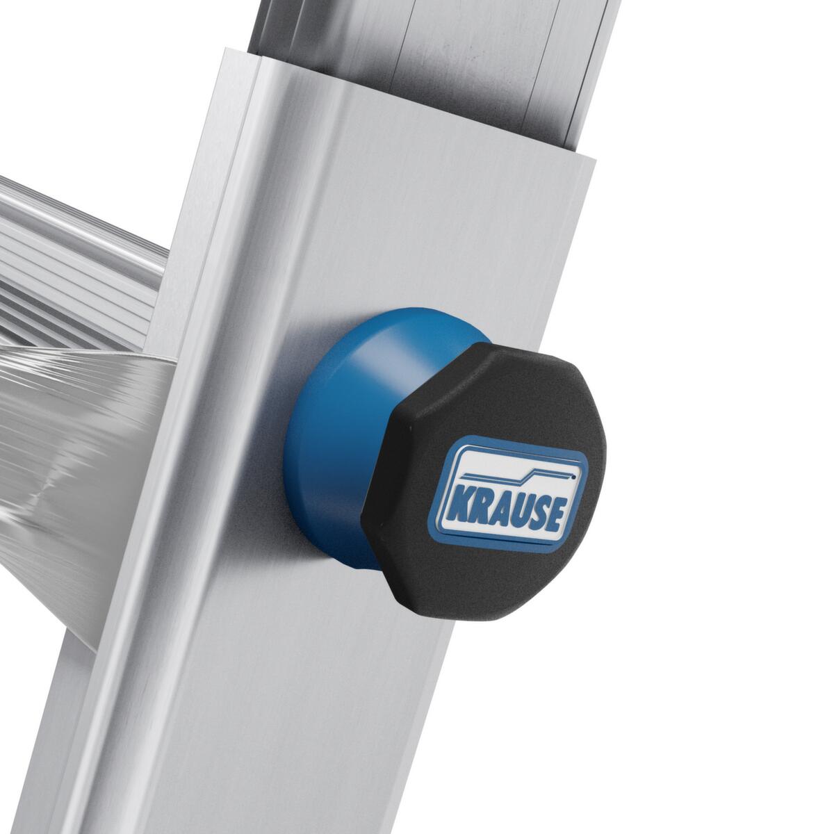 Krause Teleskop-Plattformleiter STABILO® Professional SkyMatic mit umlaufendem Gerüst Detail 4 ZOOM