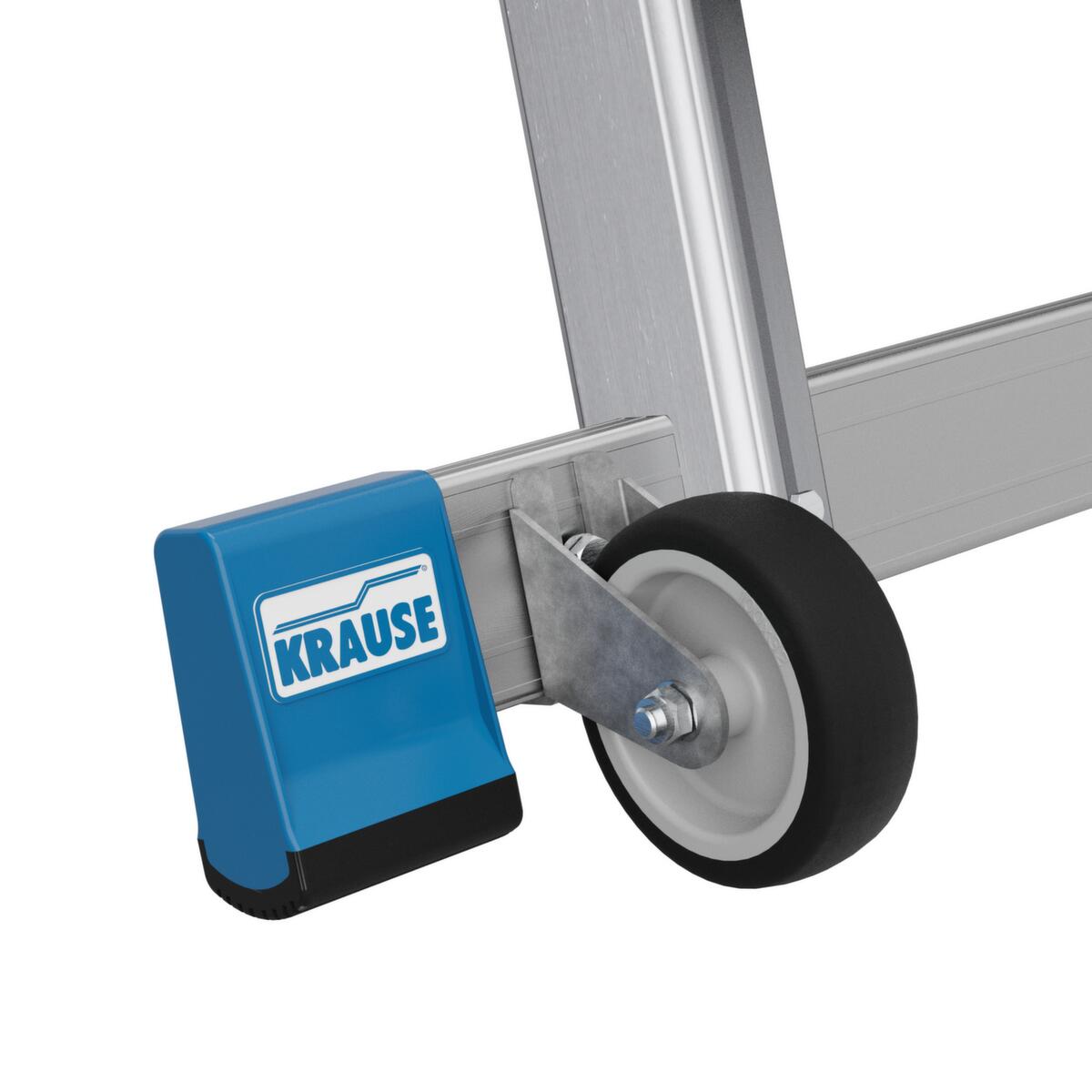 Krause Teleskop-Plattformleiter STABILO® Professional SkyMatic mit umlaufendem Gerüst Detail 5 ZOOM