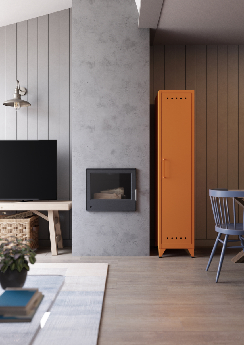 Bisley Sideboard Fern Middle aus lackiertem Stahl Milieu 4 ZOOM