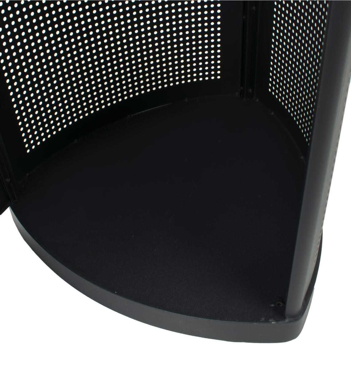 Abfallbehälter mit Schutzdach, 60 l, schwarz Standard 3 ZOOM