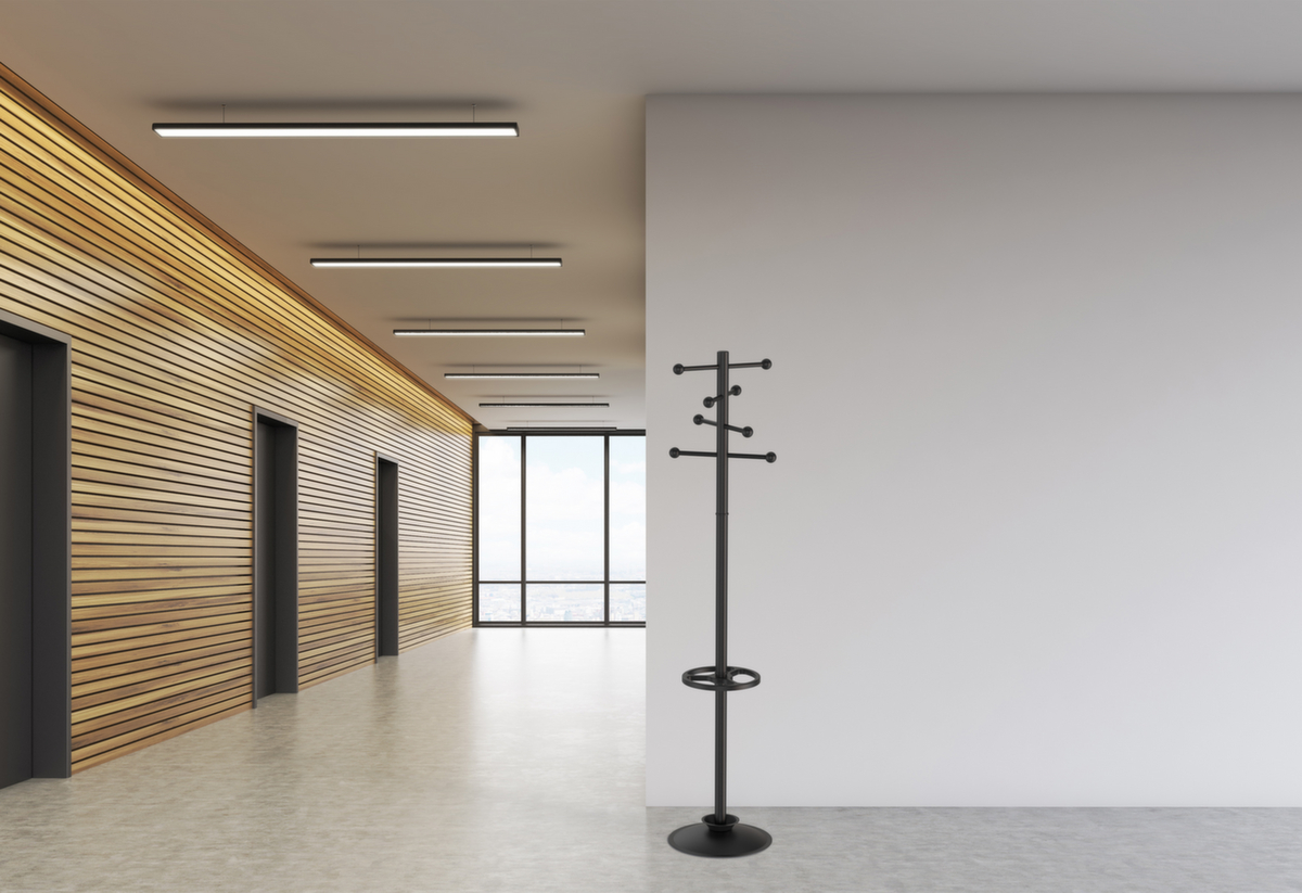 MAUL Garderobenständer MAULsaphir mit 8 Mantelhaken Milieu 1 ZOOM