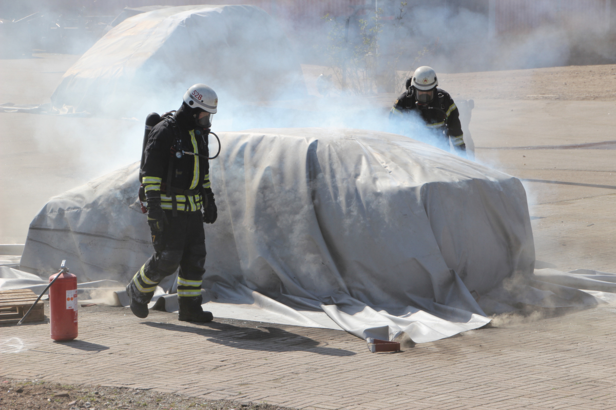 VLITEX Löschdecke PREMIUM für Li-Ionen-Brände Milieu 2 ZOOM