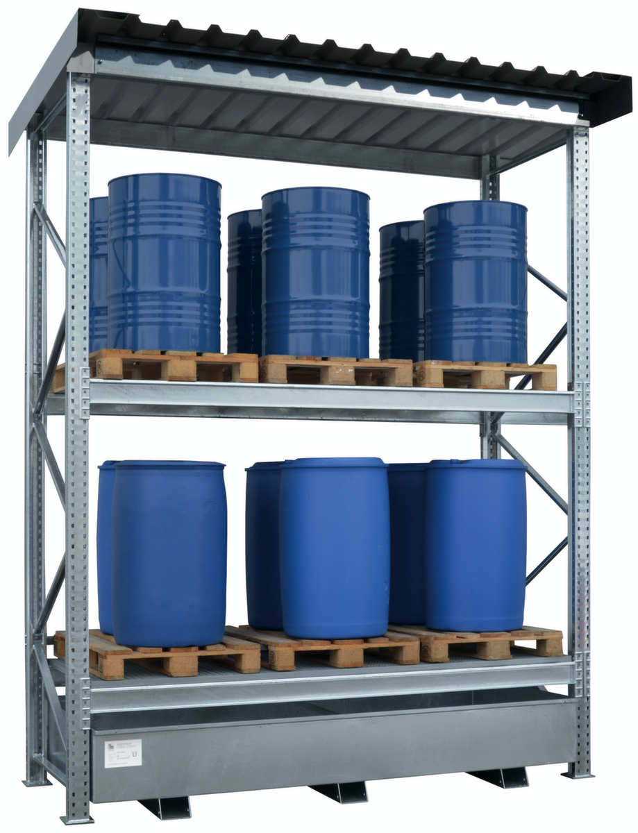 Lacont Gefahrstoff-Palettenregal aus Stahl Standard 1 ZOOM