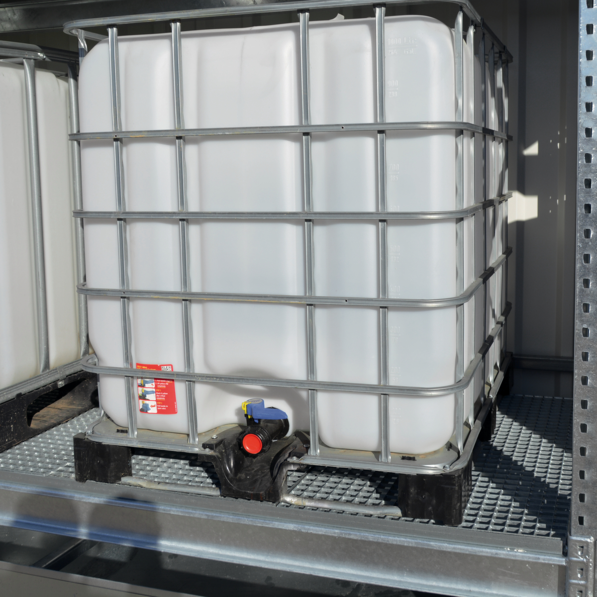 Lacont Gitterrostboden für Gefahrstoffregal, Breite x Tiefe 2680 x 1100 mm Standard 1 ZOOM